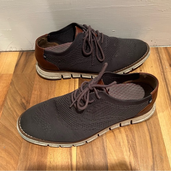 Nautica Men's Gray Blue Oxford Topsider Shoes, size 11, GUC, preppy, casual - Picture 2 of 8